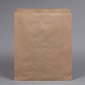 Flat Merchandise Bags. Natural Kraf